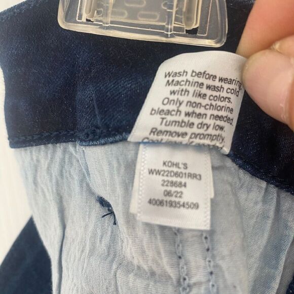 Nine West Jeans Bootcut Denim Women's Size 18 Blue 5-Pocket Mid Rise Medium Wash - Picture 16 of 16